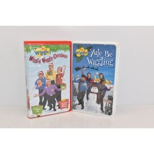Wiggles VHS Christmas - Yule Be Wiggling + Wiggly Wiggly Christmas